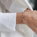 New 925 Sterling Silver Bracelet With A Star Pendant For  Premium High-end Look