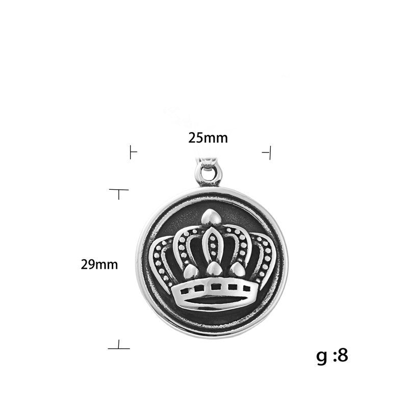 Fashionable And Unique Nordic Viking Pendant In A Crown Design