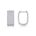 Starlight - Earrings Set With Top-quality Moissanite S925 Silver And Platinum-plated Stud Earrings, A Fashionable And Trendy Accessory, Can Be Tested With A Diamond Pen
