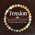 Multi-color Natural Stone Bead Bracelet For Women