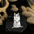 Creative Fox Pendant With A Scarred, Distressed Design