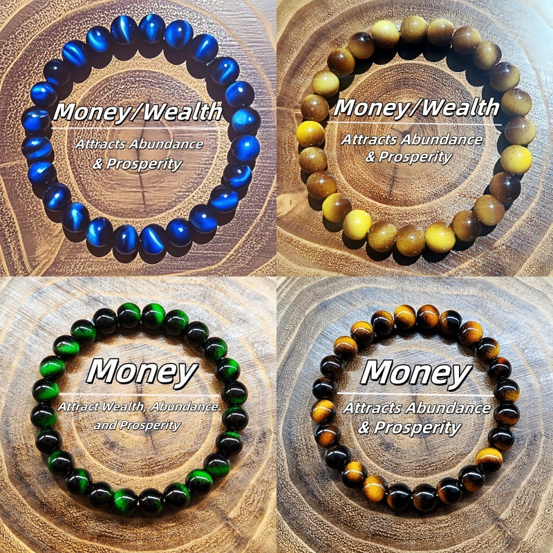 Tigers Eye Stone Bracelet Crystal Bracelet