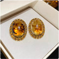 Sophisticated Silver Geometric Irregular Resin Heart Earrings