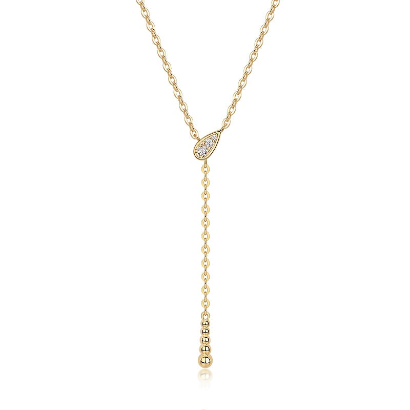 Starlight Convergence - A Fashionable And Trendy Necklace Pendant Set With Top-quality Moissanite S925 And Silver Plated With Gold Can Be Tested With A Diamond Pen.