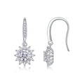 City Of Splendor - Earrings Set With Top-quality Moissanite S925, Silver And Platinum-plated Stud Earrings, A Fashionable And Trendy Accessory That Can Be Tested With A Diamond Pen.