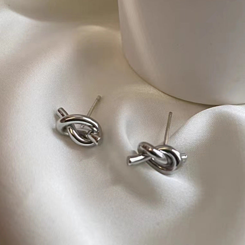 New Titanium Steel Earrings Light Luxury And Premium