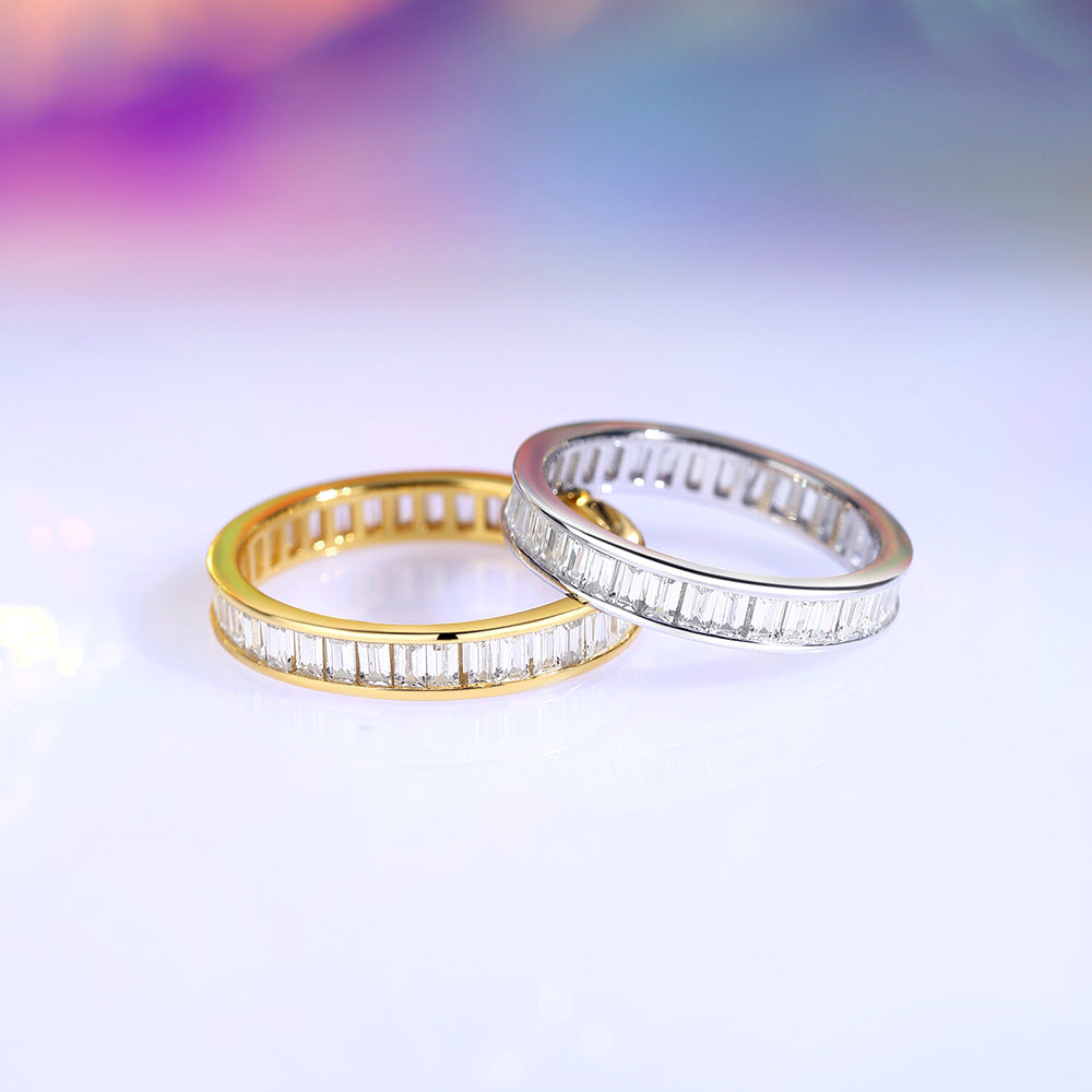 High End Minimalist Diamond Ring