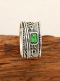 French Vintage Geometric Ring With A Niche Designer-inspired Look
