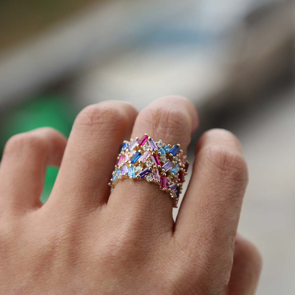 Classic And Versatile European And American-style Women's Wedding Ring Jewelry