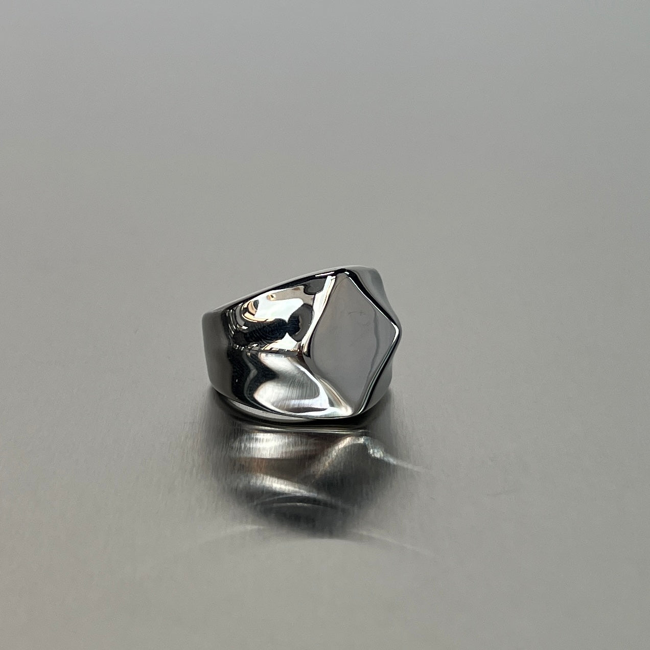 Cool Simple Smooth Plain Ring Titanium Steel