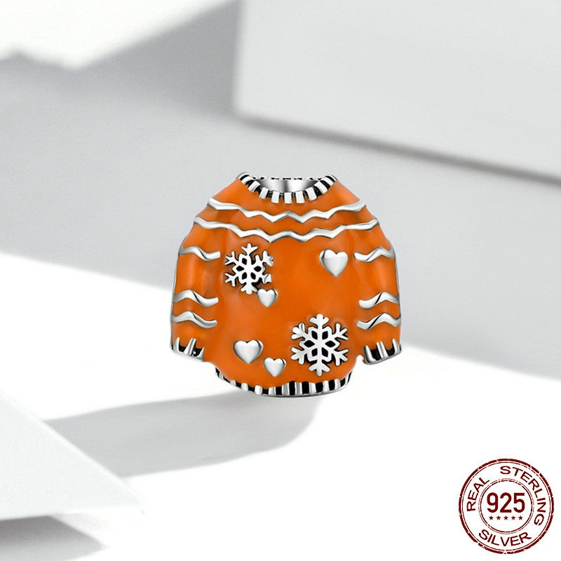 Warm Sweater Diy String Ornament 925 Beads