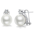 New Earrings Featuring A Faux-pearl Clasp Design