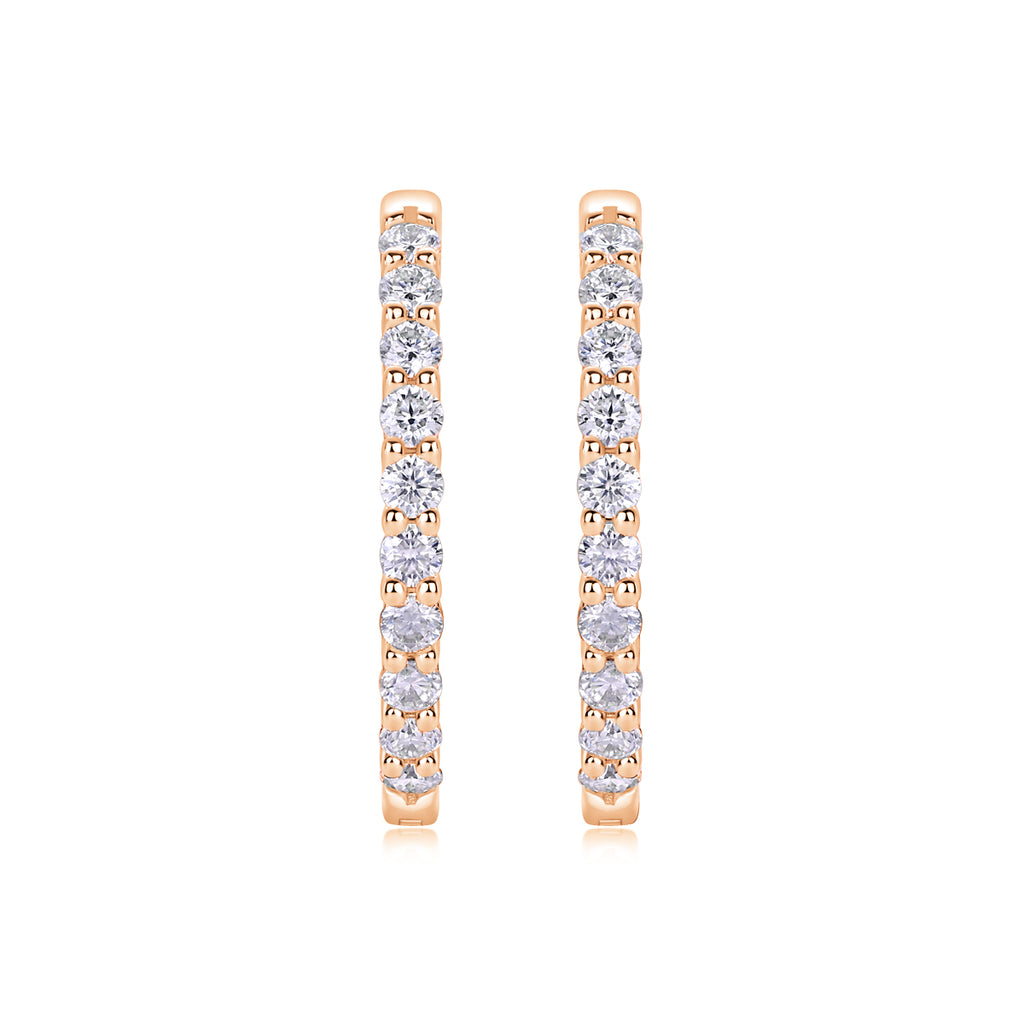 Mermaid - A Fashionable And Trendy Accessory Set With Top-quality Moissanite S925 Silver And Platinum-plated Stud Earrings. It Can Be Tested In Gold Rose Gold With A Diamond Pen