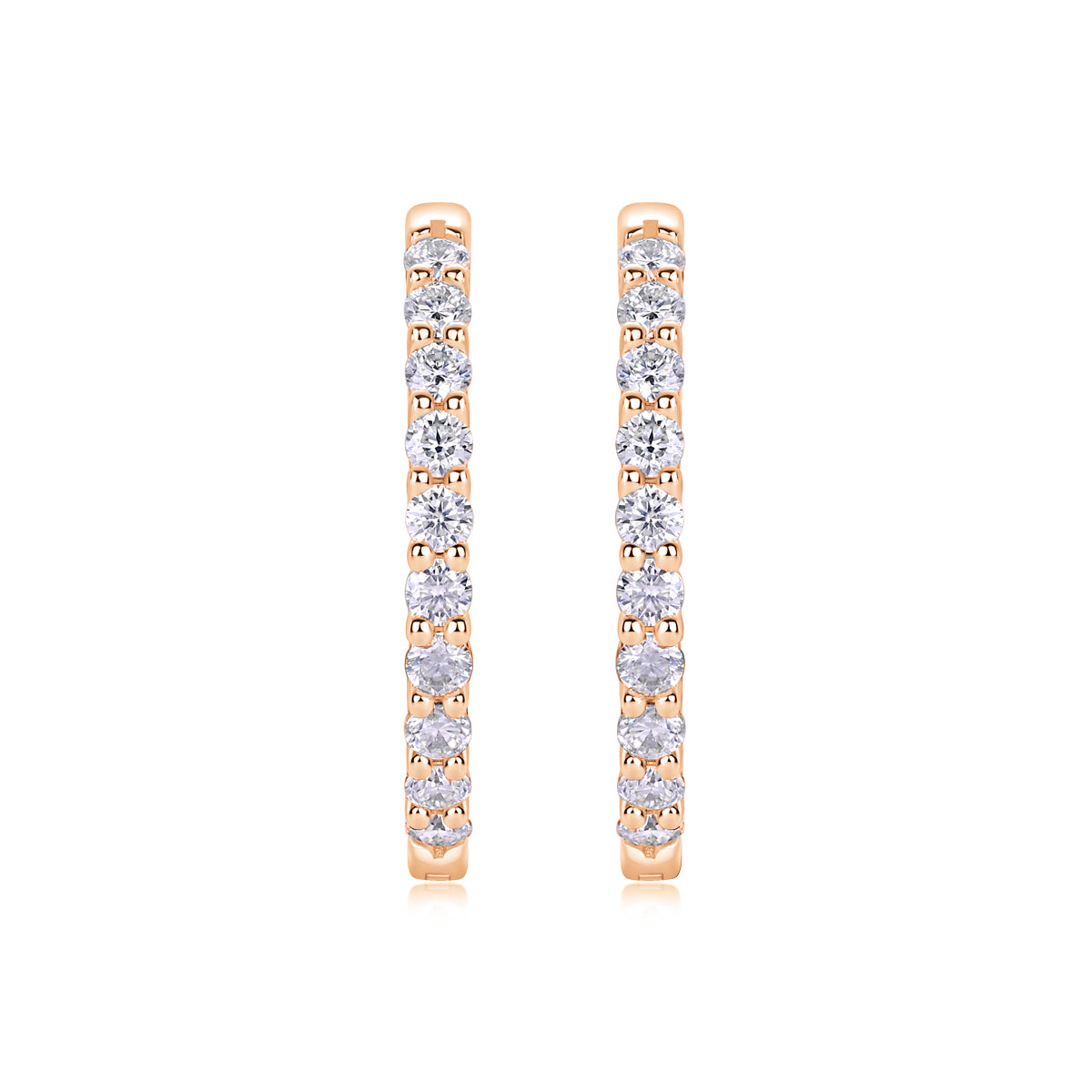 Mermaid - A Fashionable And Trendy Accessory Set With Top-quality Moissanite S925 Silver And Platinum-plated Stud Earrings. It Can Be Tested In Gold Rose Gold With A Diamond Pen
