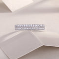 Deep Sea Secret Realm - A Wedding Ring Set With Top-quality Moissanite S925 Silver And Platinum-plated Diamond Can Be Tested With A Diamond Pen