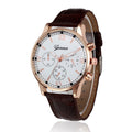 Fashion Simple Business Belt Quartz Watch Men's