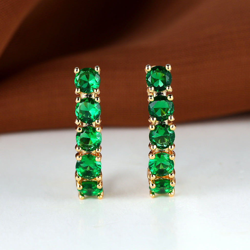 Micro-pave Zircon Ear Clips For Women Niche Minimalist And Versatile