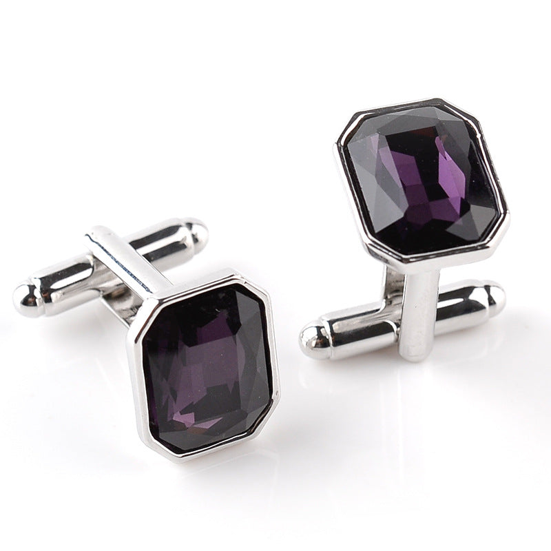 Novel And Colorful Glass Diamond Fashion Atmosphere Suit Shirt Accessories