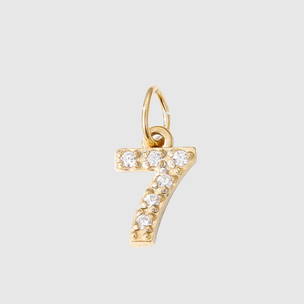 Diamond-encrusted Stainless Steel Jewelry Accessories Pendant
