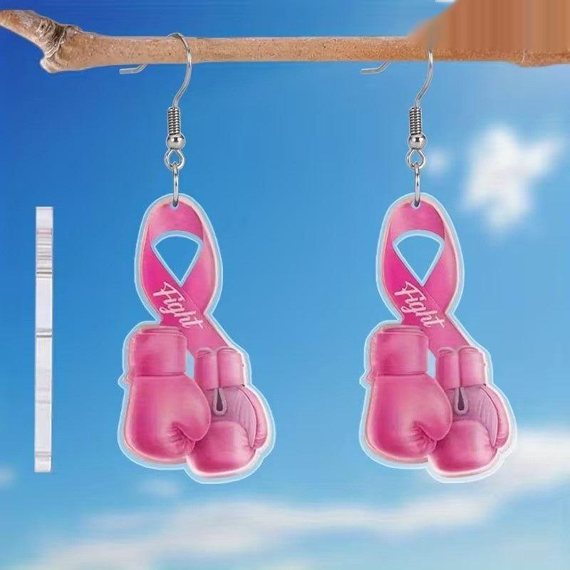 Rose Flower Drop Earrings