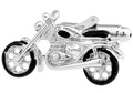 French  Motorcycle Black Paint Cufflinks
