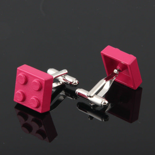 9 Couleurs En Option Spot Blocs Boutons De Manchette Fabricants En Gros Ebay AliExpress Dunhuang Clous De Manchette Chaude Approuver