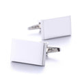 Plain Metal Rectangular Cufflinks High Quality Cufflinks
