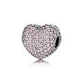 Colorful Golden Love Heart-shaped Dense Silver