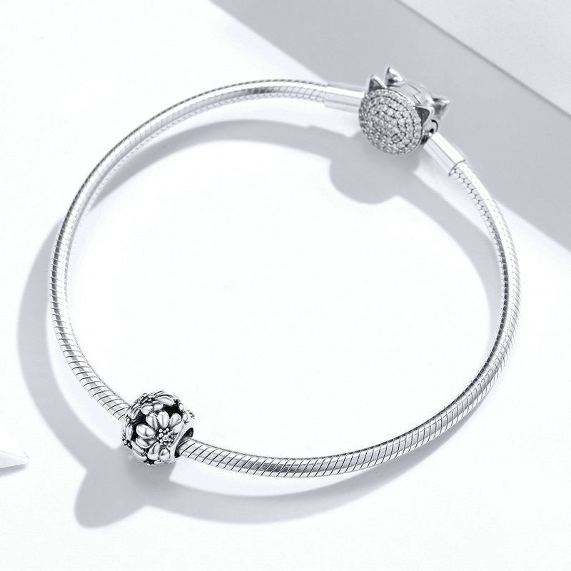 Small Daisy Beaded Bracelet Round Diy Beads Jewelry Accessories