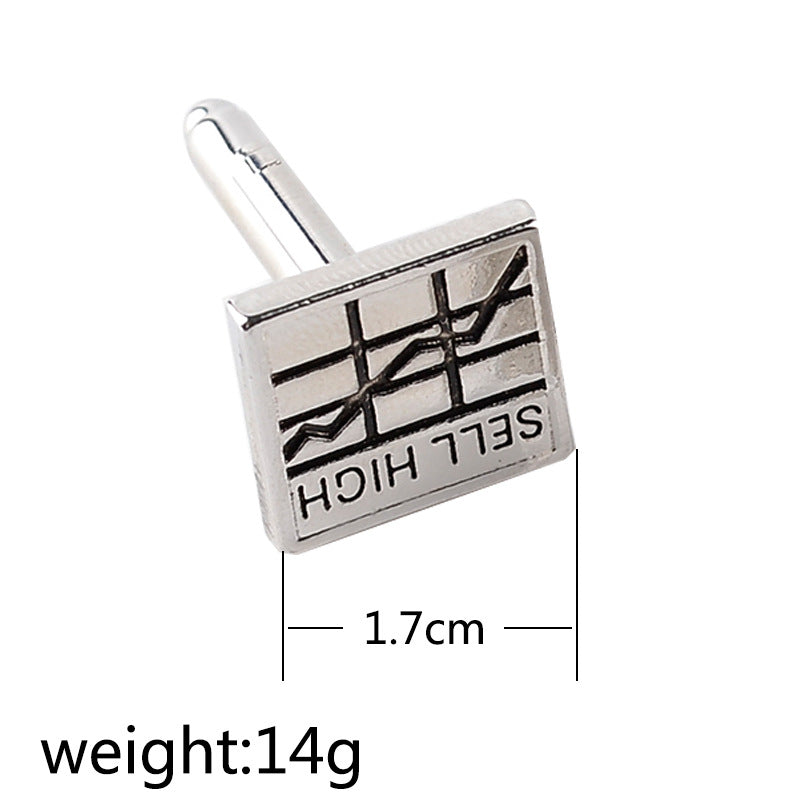 Alloy Electric Ferry Fashion French Cufflinks Cuff Nails