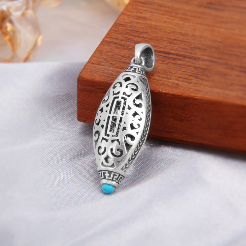 Sterling Silver Six-character Truth Pendant
