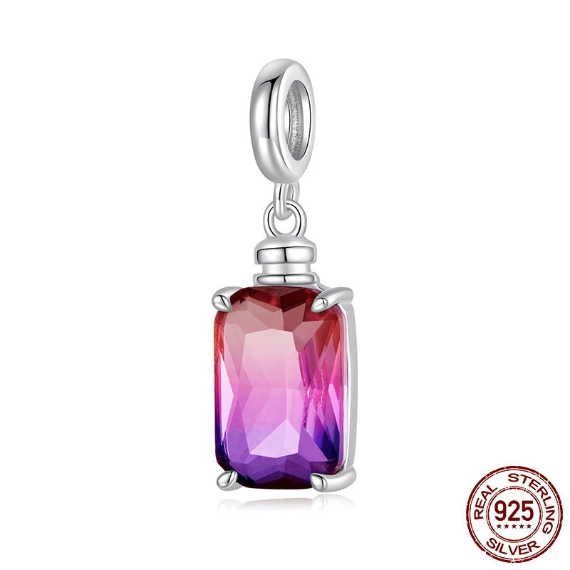 Perfume Bottle Diy Pendant Parts S925 Silver Beads
