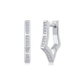 Star River Wandering - Earrings Set With Top-quality Moissanite S925 Silver And Platinum-plated Stud Earrings, A Fashionable And Trendy Accessory, Can Be Tested With A Diamond Pen