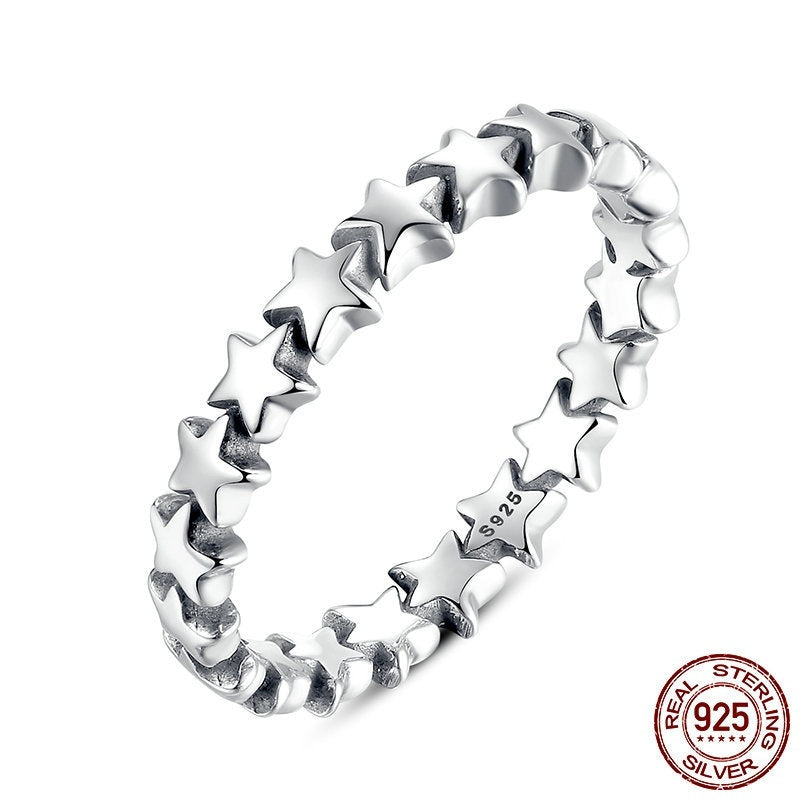 S925 Starry Sky Ring For Women