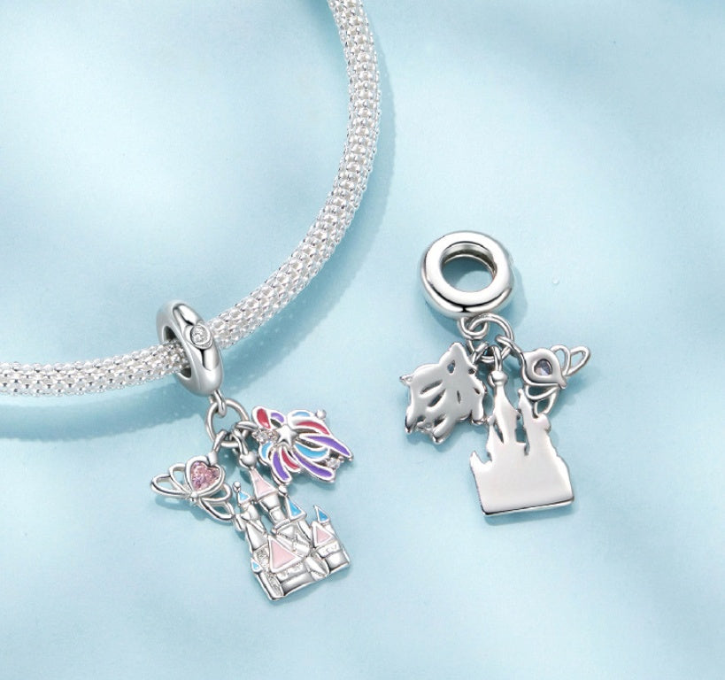Original Gorgeous Fireworks Castle Diy Pendant Parts