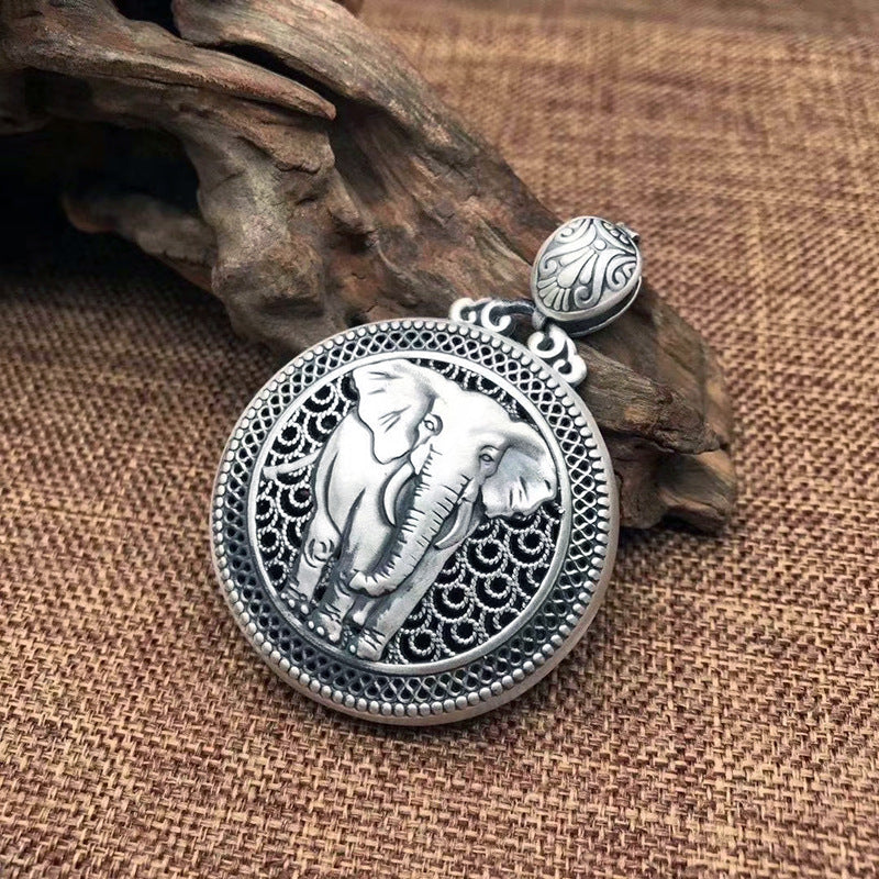 Elephant Sweater Chain Pendant Women Accessories