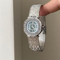 Elegant Personality Trend Mild Luxury Retro Rhinestone Quartz Watch