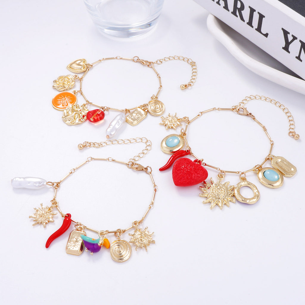 Lightweight Luxury High End Designer Multi Layer Alloy Bracelet For Women