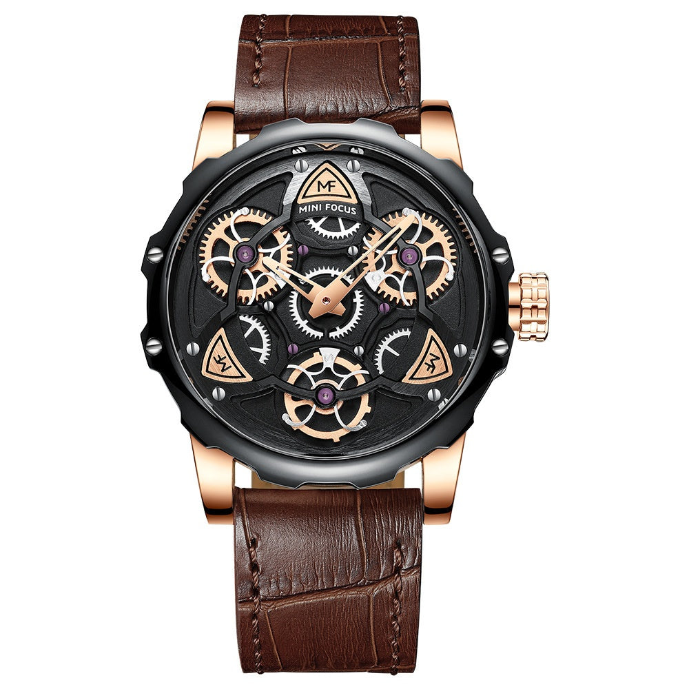 Hollow Belt Casual Men's Watch