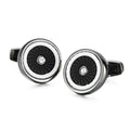 Round Cufflinks Copper Material French Shirt Cufflinks