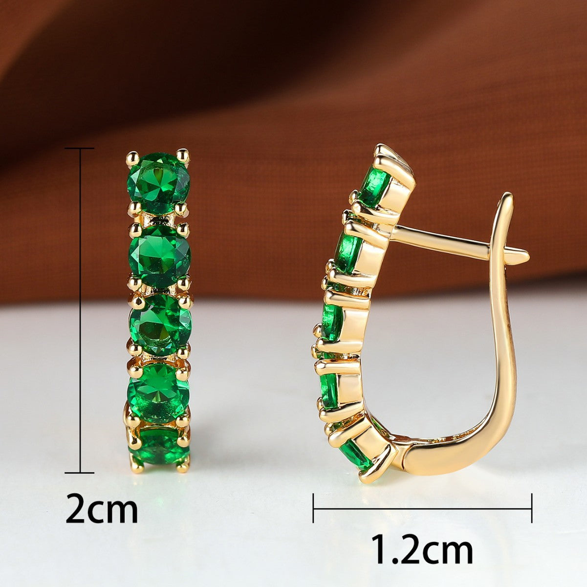 Micro-pave Zircon Ear Clips For Women Niche Minimalist And Versatile