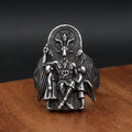 Steel Warrior Stainless Steel Ring Punk Mens Ring