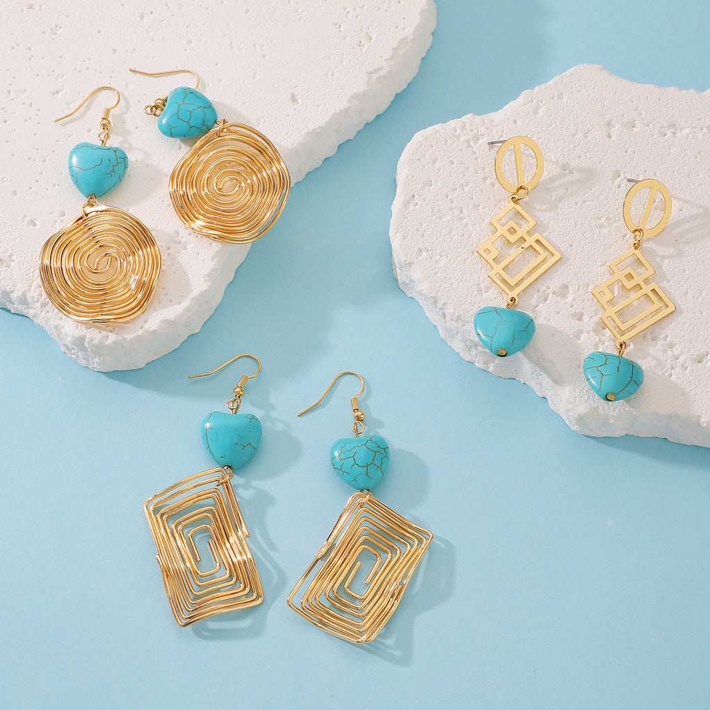 Stylish Minimalist And Personalized Alloy Earrings For Women