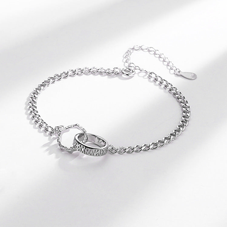 A Couples Bracelet Featuring There Are Trees On The Mountain And Branches On The Trees