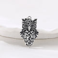Retro Trendy Retro Style Personality Ornament 925 Sterling Silver Owl Pendant