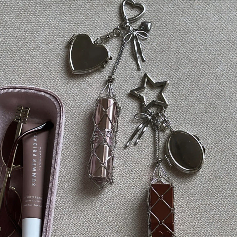 A Wire Fence Lipstick Holder DIY Bag Package Pendant