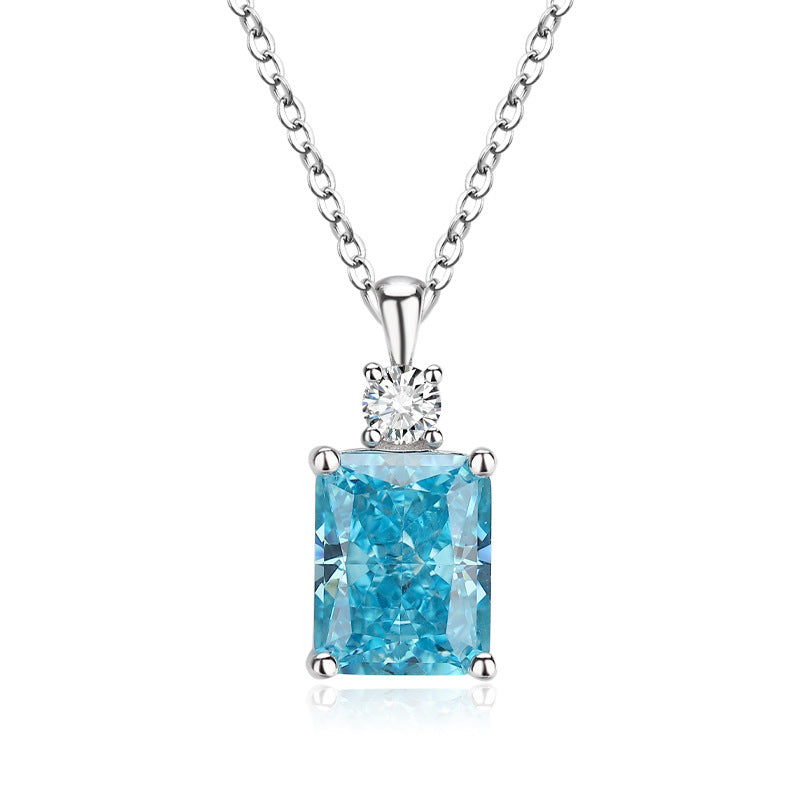 S925 Sterling Silver Perfume Bottle Necklace For Women