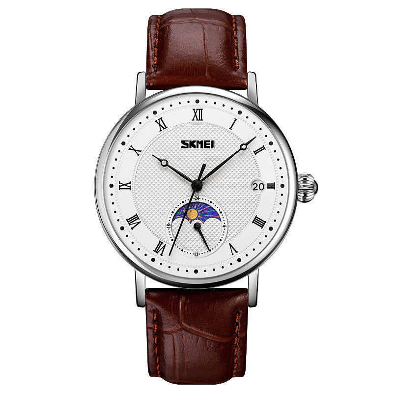 Men's Watch Quartz Watch Waterproof Belt