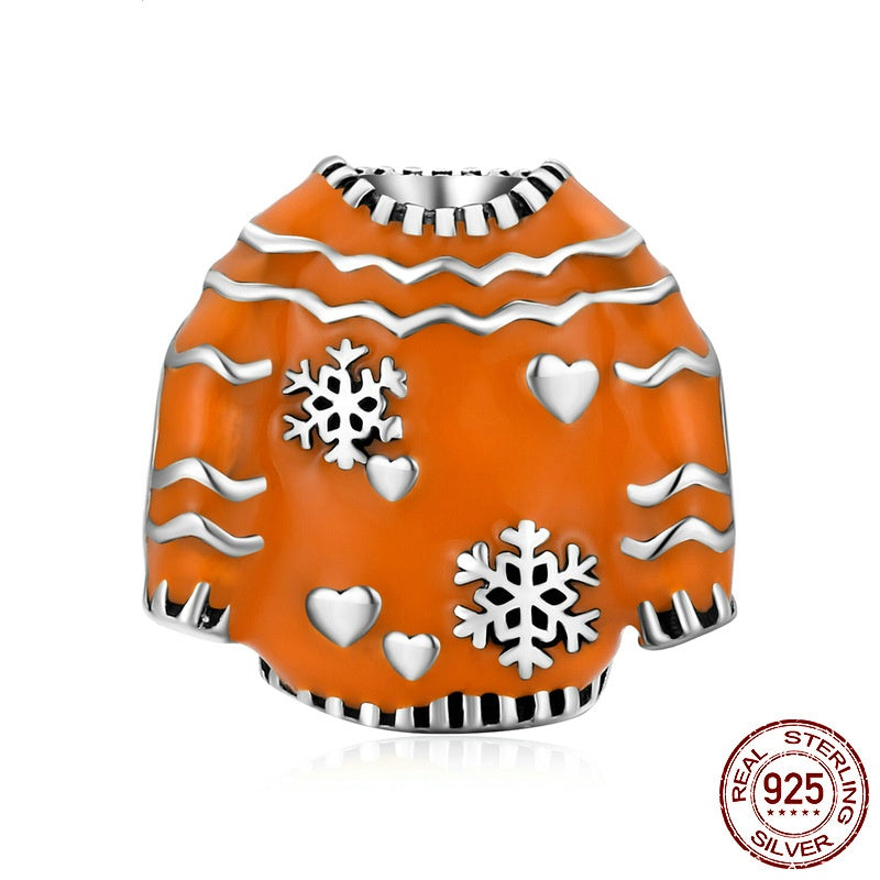 Warm Sweater Diy String Ornament 925 Beads