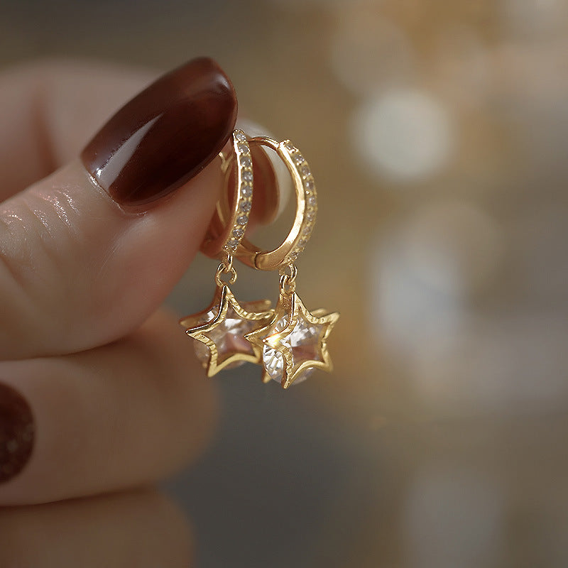 Trendy Womens Earrings Vintage Hoop Style